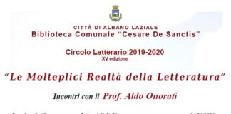Gli incontri del Circolo Letterario alla Biblioteca di Albano locandina