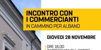 Cittadini per il M5S Albano incontrano i commercianti incontro