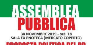 Il debutto di Carlo Zoccolotti da candidato sindaco di Genzano assemblea