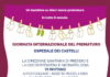 La giornata internazionale del Prematuro ai Castelli prematuro
