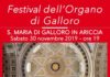 Concerto di chiusura del Festival dell’Organo di Galloro galloro_novembre