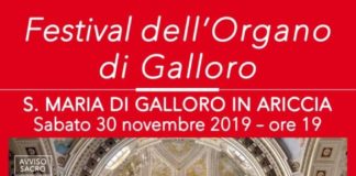 Concerto di chiusura del Festival dell’Organo di Galloro galloro_novembre