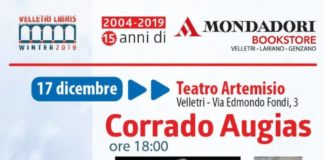 Velletri, Augias e Valerio Massimo Manfredi alla Mondadori locandina