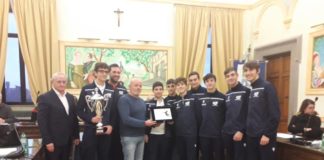 I Bulls U16 ed Alessandro Giovannangelo premiati a Marino bulls_u16_premiati
