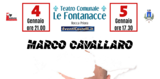 Una serata come viene in scena a Rocca Priora locandina