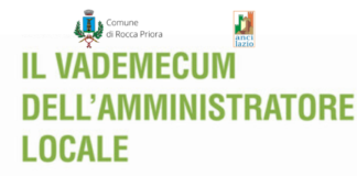 A Rocca Priora la presentazione de Il Vademecum dell’Amministratore Locale locandina