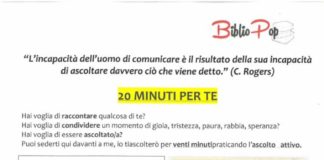 2 nuove iniziative del Bibliopop di Santa Maria delle Mole ascolto_attivodef