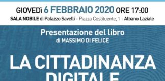 La presentazione de La cittadinanza digitale ad Albano locandina