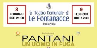 A Rocca Priora lo spettacolo Pantani, un uomo in fuga locandina