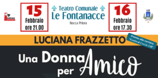 Una donna per amico al teatro di Rocca Priora locandina