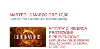 Coronavirus, approfondimento a Ciampino locandina