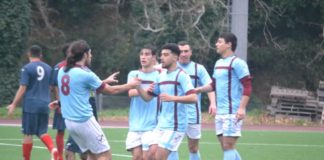 Fc Frascati, El Atiqi glaciale col Città di Fiuggi el_atiqi_abbracciato_fc_frascati