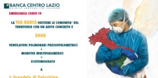 Coronavirus, Lena “Plauso a Banca Centro Lazio” iniziativa_benefica_bcl