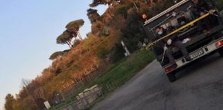 Volontari impegnati nella sanificazione delle strade di Frascati sanificazione_strade_frascati