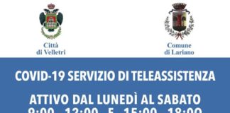 Covid19, servizio di teleassistenza a Velletri e Lariano servizio_teleassistenza_velletri_lariano