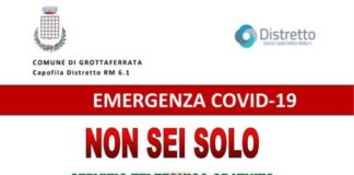 Attivo servizio emergenza distretto sociosanitario RM 6.1 non_sei_solo