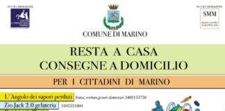 A Marino le consegne a domicilio #restaacasa