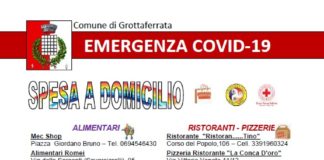 Coronavirus, spesa a domicilio a Grottaferrata spesaadomiciliogrotta