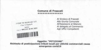 Lega Frascati chiede di posticipare i tributi locali petizione_lega_frascati