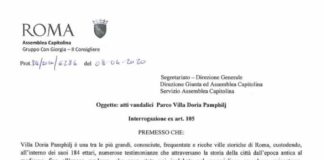 Mussolini e Castellani “Campidoglio tuteli monumenti da continui raid vandalici” interrogazione_villa_pamphilj