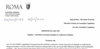 Mussolini “Vergognoso erogare buoni spesa limitati” mozione