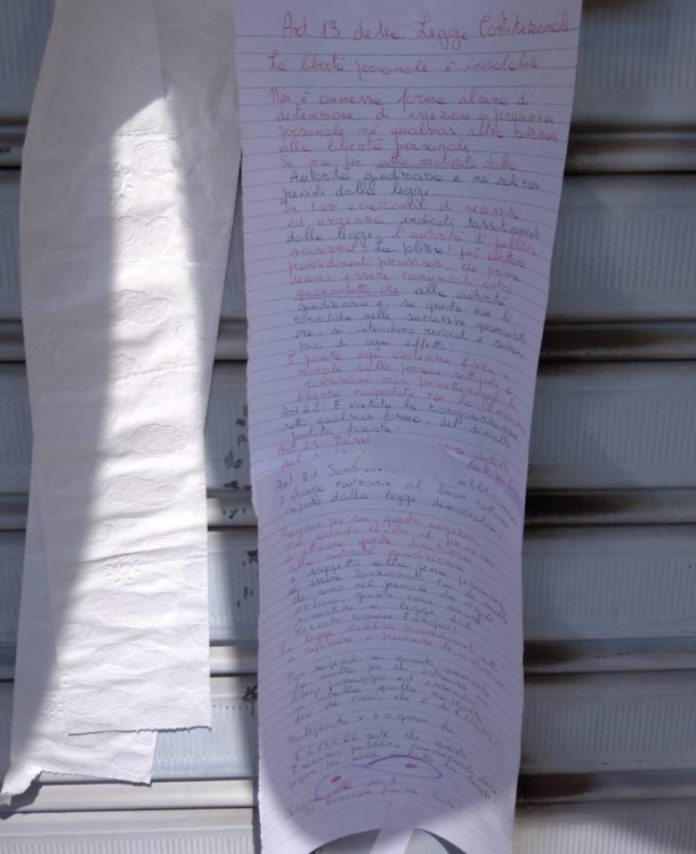 volantini_intimidatori_cocciano_pasquetta