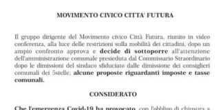 Città Futura chiede sospensione tasse locali richiesta_sospensione_tasse_locali_citta_futura
