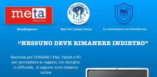 Raccolta solidale di tablet e pc per lezioni a distanza alle famiglie indigenti nessuno_deve_rimanere_indietro
