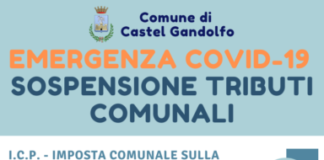 Sospensione pagamenti tributari a Castel Gandolfo sospensione_tributi_castello