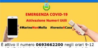 A Marino attivo il Numero Verde 06 93662200 0693662200
