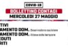 27 maggio, i positivi scendono a quota 52 a Marino marino_bollettino_27_05