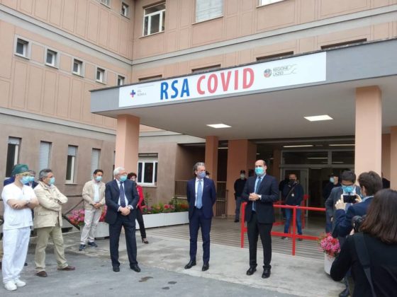 zingaretti_visita_rsa_covid_albano