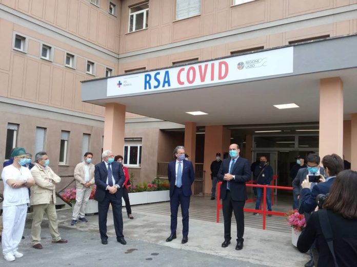 zingaretti_visita_rsa_covid_albano