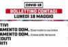 18 maggio, dati invariati da Marino Laziale marino_bollettino_18_05