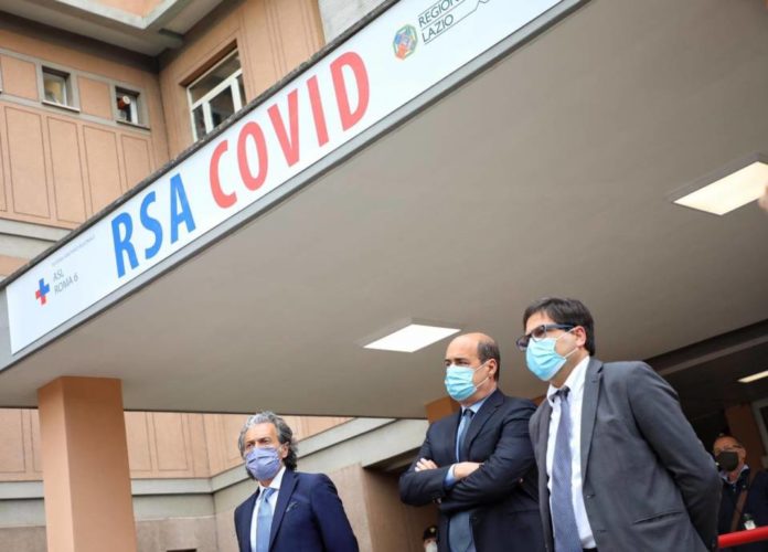 zingaretti_visita_rsa_covid_albano