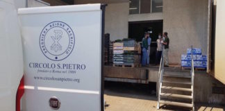 Coldiretti Roma “produttori Car donano 12 quintali di ortofrutta a Circolo San Pietro” coldiretti_roma