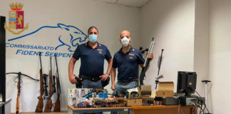 Montesacro, pistole e fucili sparsi per casa fidene