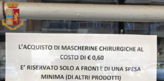 Denunciati a Roma per un avviso sulle mascherine avviso