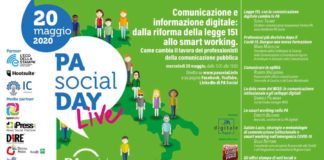 PA Social Day, il 20 maggio in tutta Italia locandina