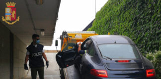 Operazione della Polizia a Primavalle porsche