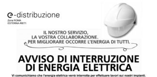 Albano, interruzione energia elettrica il 21 maggio interruzione2