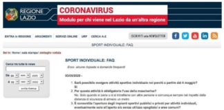 Attività motoria, Aurigemma attacca Zingaretti sport_individuale_faq