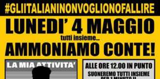 Lega, Bracci “Anche a Frascati l’iniziativa civica “gli italiani non vogliono fallire” locandina