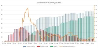 Pomezia, una donna di 68 anni positiva al Coronavirus andamento_positivi_guariti_pomezia_30_06