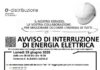 Interruzione energia elettrica a via Donizetti il 29 giugno