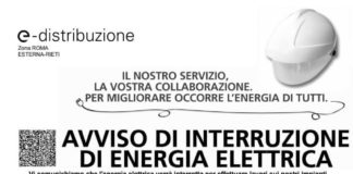 Interruzione energia elettrica a via Donizetti il 29 giugno