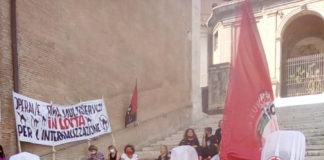 Roma, PRC sostiene le richieste dei lavoratori della ristorazione scolastica manifestazione