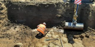 Lavori Tiburtina, ritrovata struttura muraria lavori_tiburtina