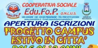 Roccasecca, aprono le iscrizioni per il progetto campus estivo in città roccasecca_campus_estivo_2020