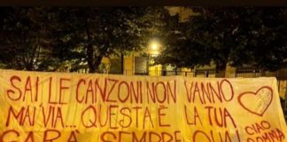 Cassino piange la morte di un 23enne striscione_giovane_morto_cassino